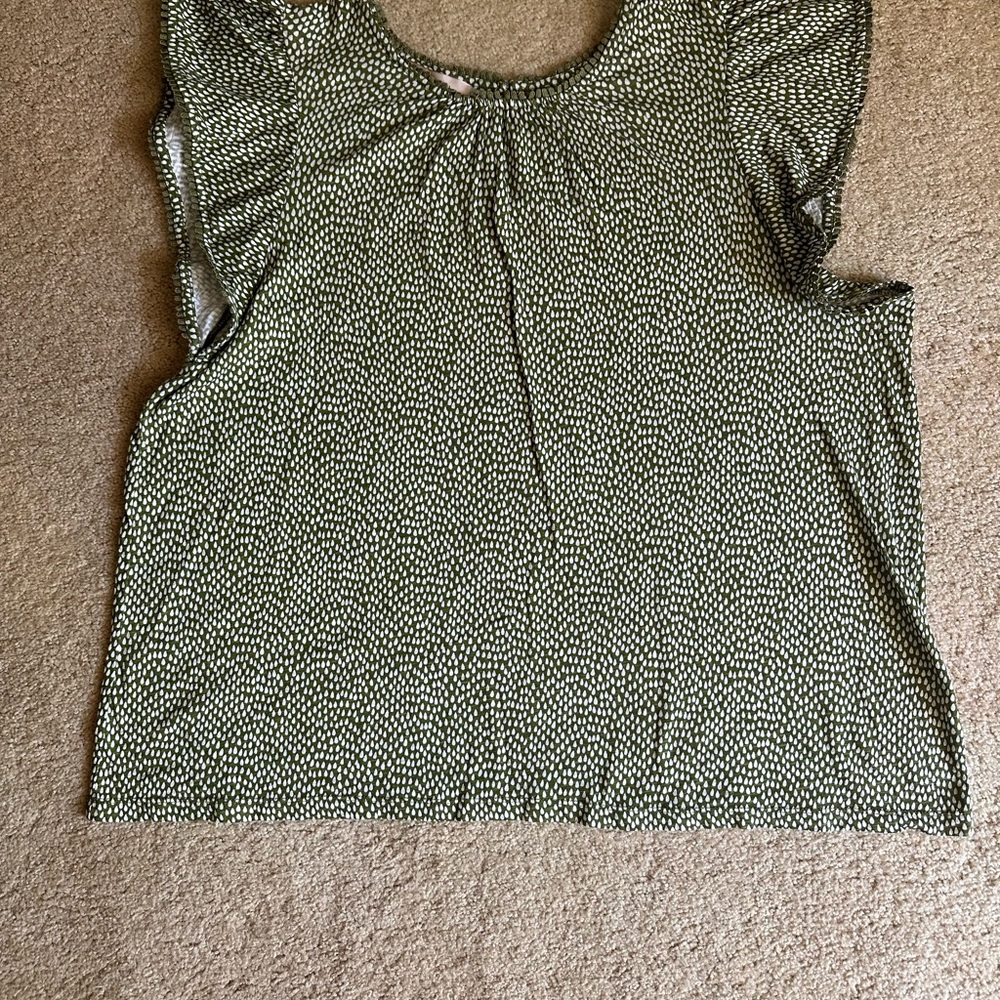 Philosophy Flutter Sleeve Top